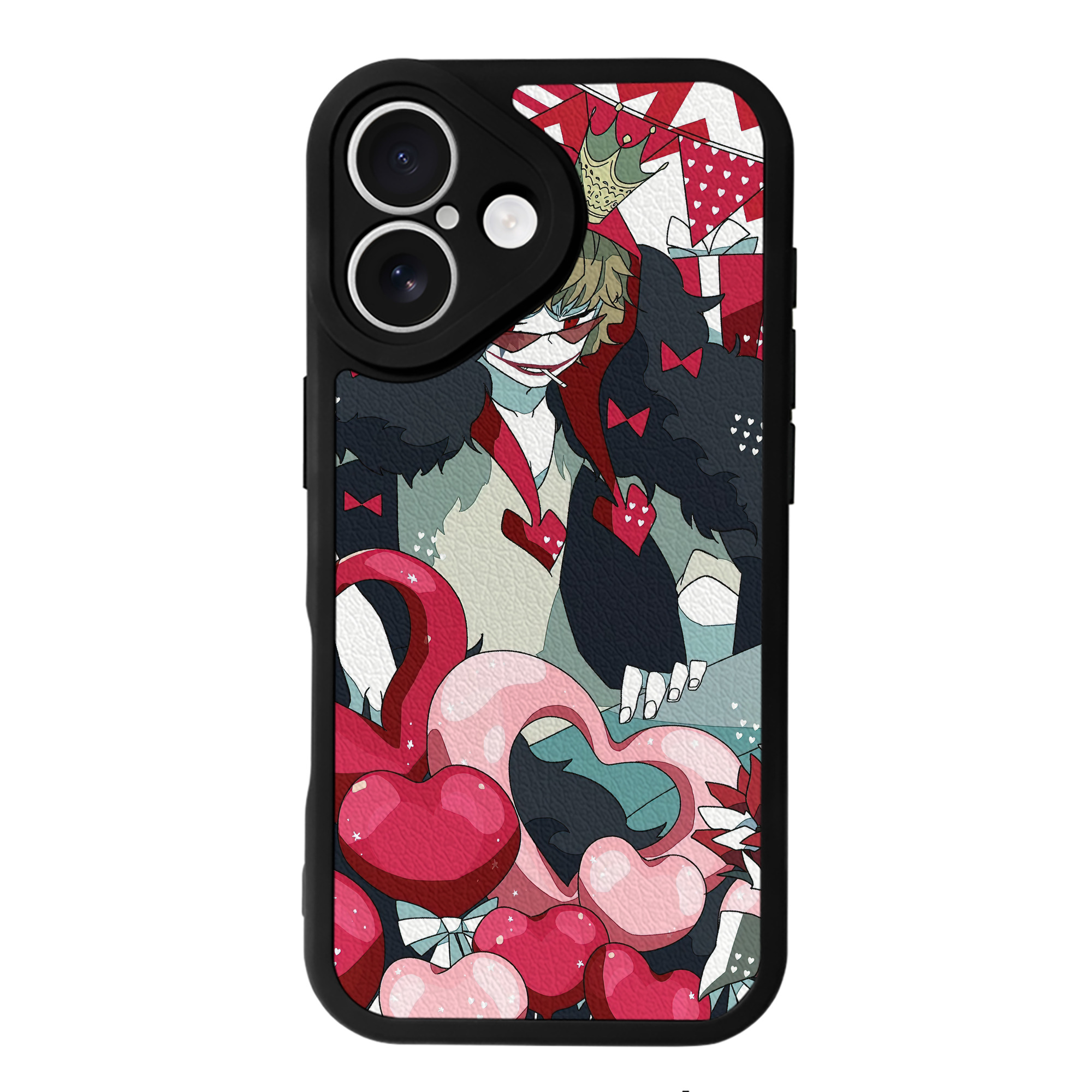 （画像用） ワンピース ONE PIECE 【iPhone 16シリーズ対応】シリコンスマホケース（レザー調） 材質：シリコン
